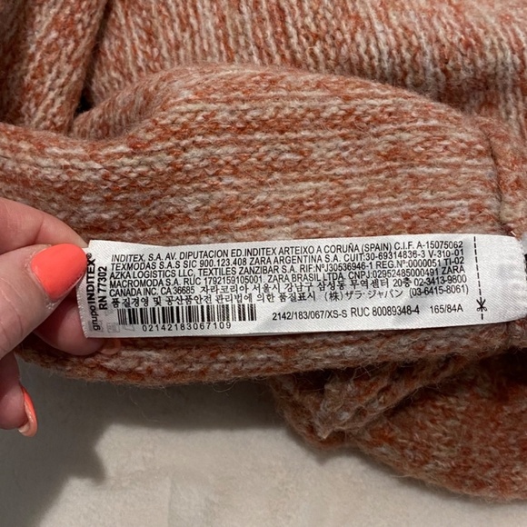 Zara ombré oversized Turtleneck Sweater alpaca blend 16562 - Picture 7 of 10